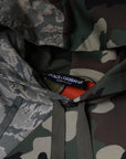 Dolce & Gabbana Multicolor Camouflage Hooded Sweatshirt Sweater