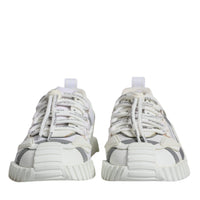 Dolce & Gabbana White Lace Up Low Top NS1 Sneakers Shoes