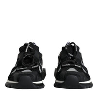 Dolce & Gabbana Black Mesh Sorrento Trekking Sneakers Shoes