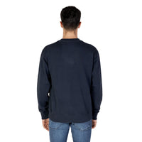 Hugo Boss Blue Cotton Sweater