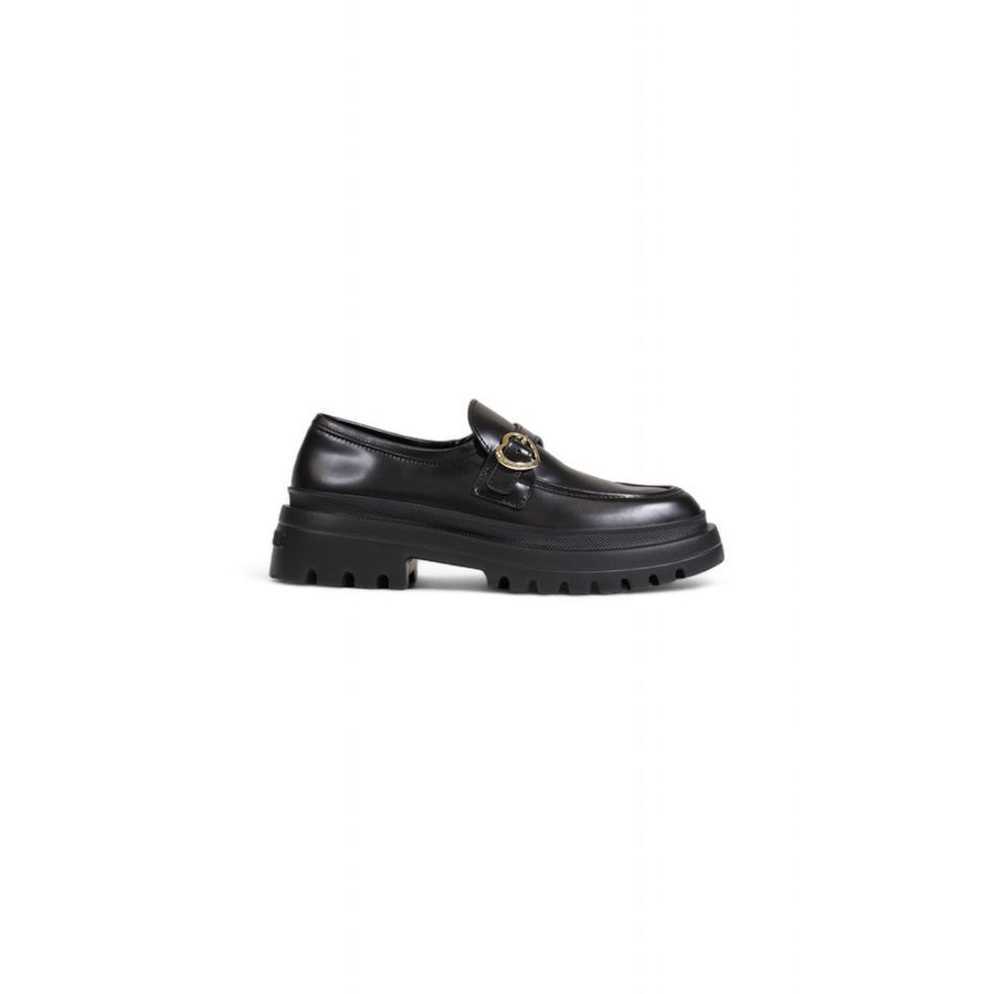 Love Moschino Black Polyethylene Flat Shoe