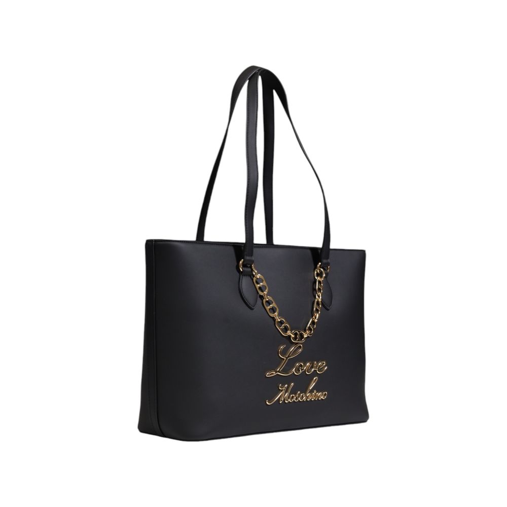 Love Moschino Black Polyethylene Handbag