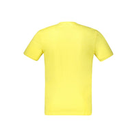 Hugo Boss Yellow Cotton Men T-Shirt