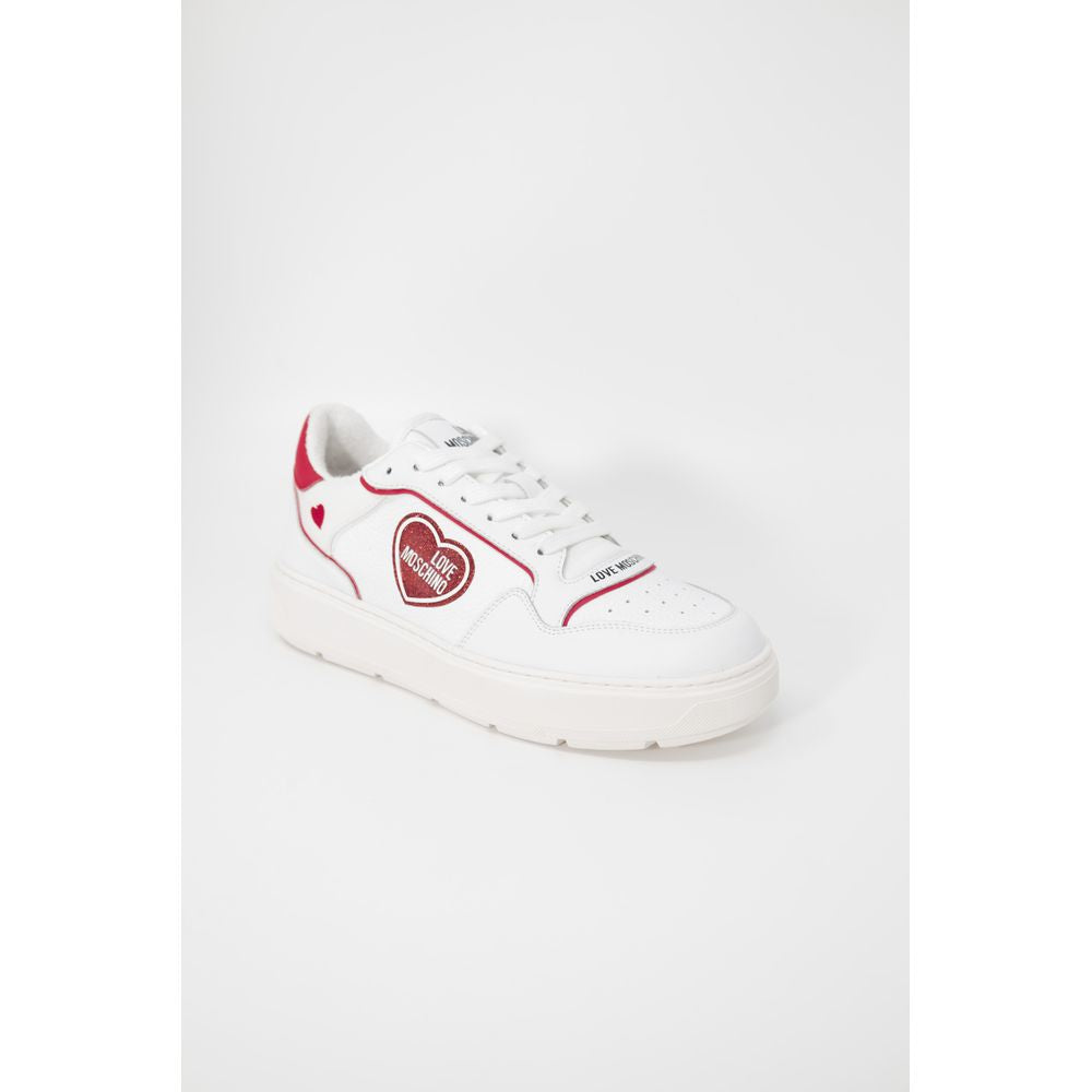 Love Moschino Red Polyethylene Sneaker