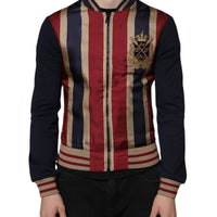 Dolce & Gabbana Multicolor #DGMillennials Full Zip Men Bomber Jacket