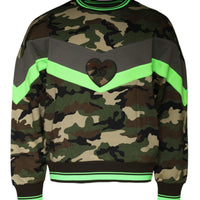 Dolce & Gabbana Multicolor Camouflage Sweatshirt Sweater