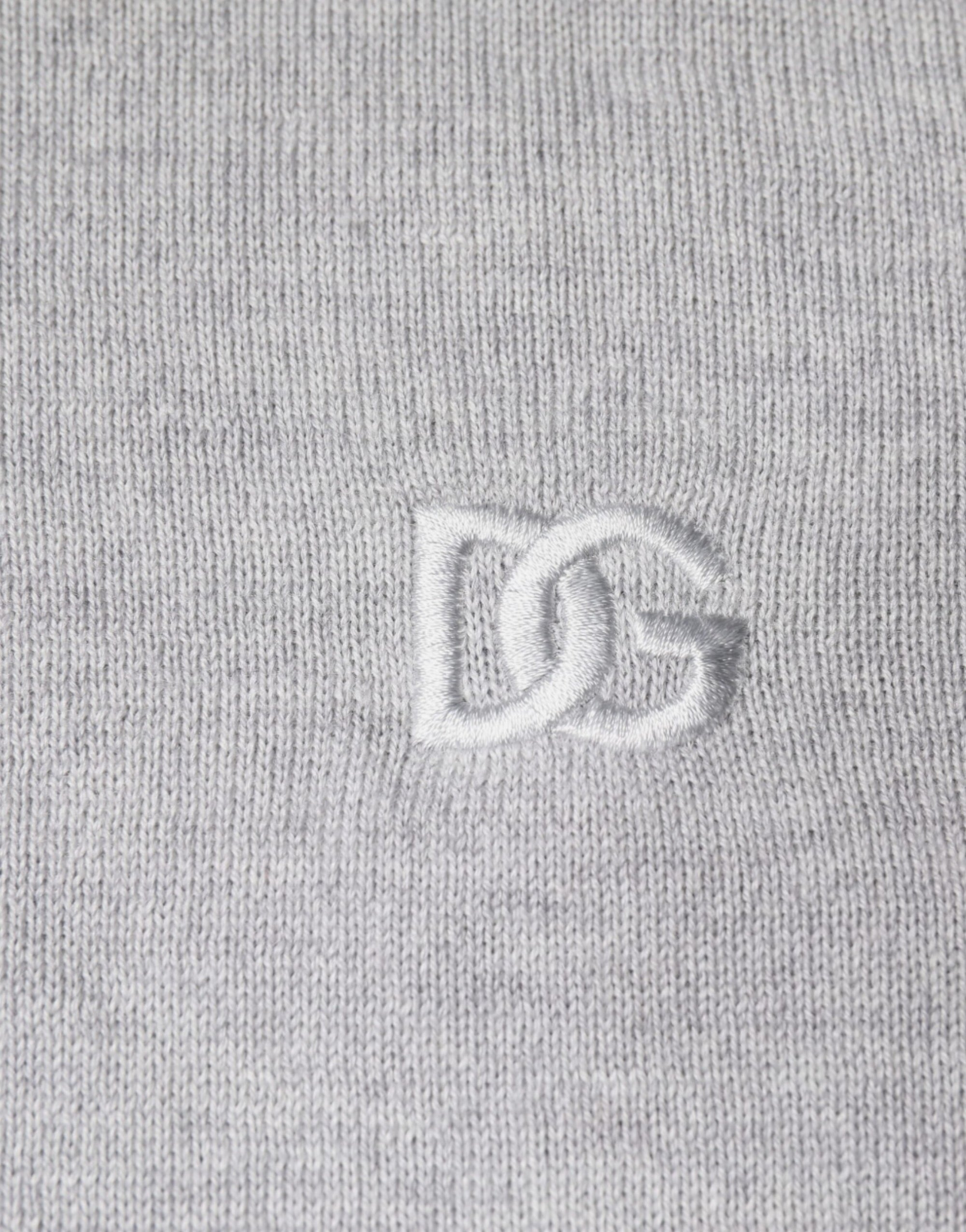 Dolce &amp; Gabbana Light Gray Wool Crew Neck Pullover Sweater
