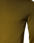 Dolce & Gabbana Brown Cashmere Turtleneck Pullover Sweater