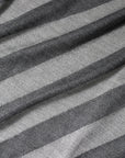 Dolce & Gabbana Gray Stripes Long Sleeve Round Neck Pullover Sweater