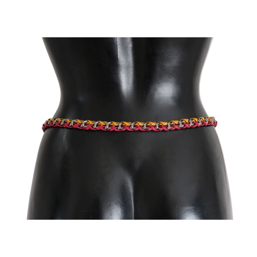 Dolce & Gabbana Elegant Multicolor Crystal-Embellished Belt