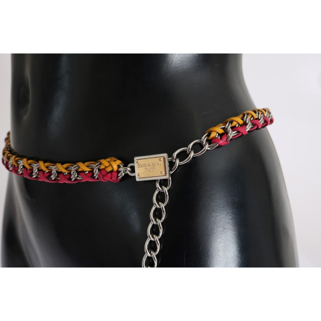 Dolce & Gabbana Elegant Multicolor Crystal-Embellished Belt