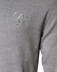 Dolce & Gabbana Light Gray Wool Crew Neck Pullover Sweater