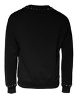 Dolce & Gabbana Black Logo Stud Pullover Sweatshirt Sweater