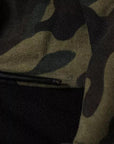 Dolce & Gabbana Black Camouflage Hooded Sweatshirt Sweater
