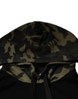 Dolce & Gabbana Black Camouflage Hooded Sweatshirt Sweater