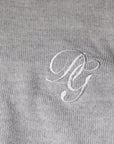 Dolce & Gabbana Light Gray Wool Crew Neck Pullover Sweater