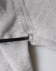 Dolce & Gabbana Light Gray Wool Crew Neck Pullover Sweater