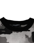 Dolce & Gabbana Multicolor Camouflage Cotton Crewneck T-shirt