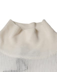 Dolce & Gabbana White Long Sleeve Turtleneck Men Pullover Sweater
