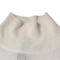 Dolce & Gabbana White Long Sleeve Turtleneck Men Pullover Sweater