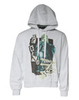 Dolce & Gabbana White Caesar Cotton Hooded Pullover Sweater
