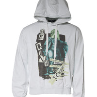 Dolce & Gabbana White Caesar Cotton Hooded Pullover Sweater