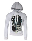 Dolce & Gabbana White Caesar Cotton Hooded Pullover Sweater