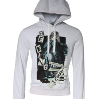 Dolce & Gabbana White Caesar Cotton Hooded Pullover Sweater