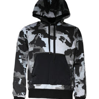 Dolce & Gabbana Multicolor Camouflage Men Hooded Sweater