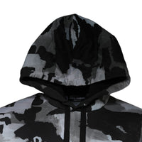 Dolce & Gabbana Multicolor Camouflage Men Hooded Sweater