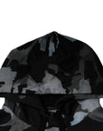 Dolce & Gabbana Multicolor Camouflage Men Hooded Sweater