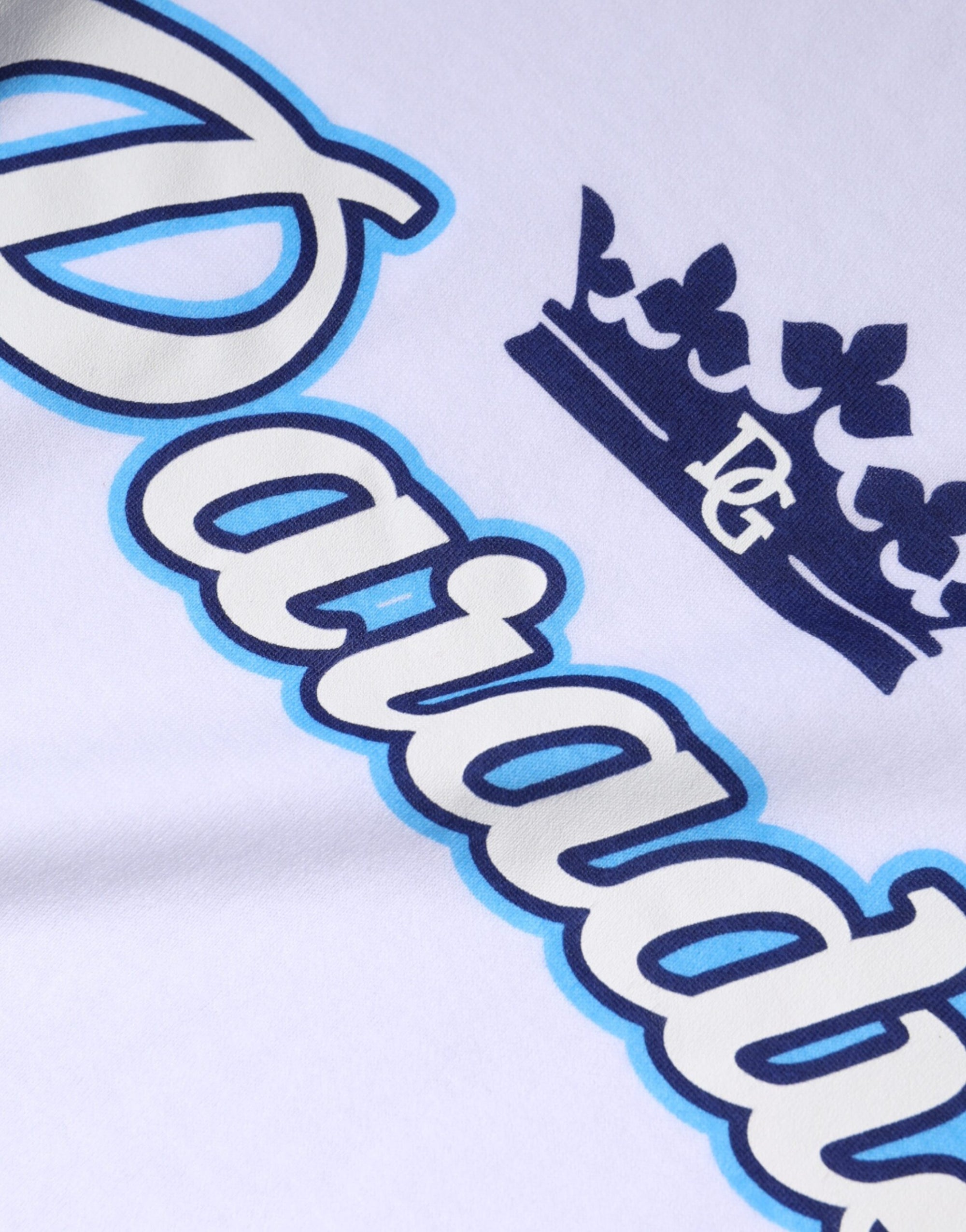 Dolce &amp; Gabbana White Paradiso Cotton Shorts Sleeves T-shirt