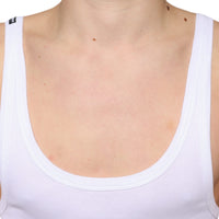 Dolce & Gabbana White Tank Sleeveless Round Neck T-shirt