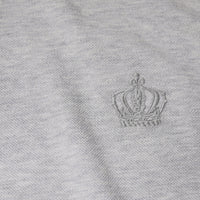 Dolce & Gabbana Gray Crown Collared Short Sleeve Polo T-shirt