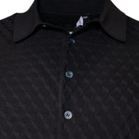 Dolce & Gabbana Multicolor Silk Button Down Collared T-shirt