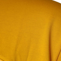 Dolce & Gabbana Mustard Embossed Logo Crew Neck T-shirt