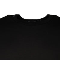 Dolce & Gabbana Black Cotton Round Neck Short Sleeve T-shirt