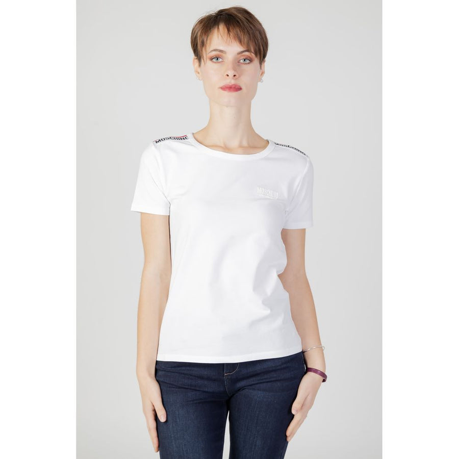 Moschino White Cotton Tops & T-Shirt