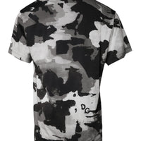 Dolce & Gabbana White Camouflage Cotton Round Neck T-shirt