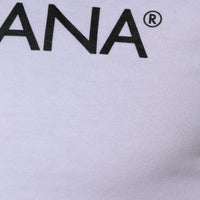 Dolce & Gabbana White Logo Print Cotton Crew Neck T-shirt