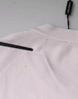 Dolce & Gabbana Beige Logo Cotton Blend Crew Neck T-shirt