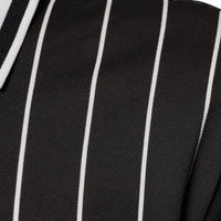 Dolce & Gabbana Black White Stripes Collared Polo T-shirt