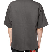 Dolce & Gabbana Gray DG Embroidery Collared Men Polo T-shirt