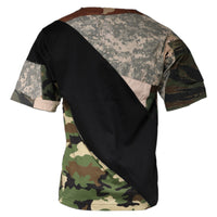 Dolce & Gabbana Multicolor Camouflage Cotton Round Neck T-shirt