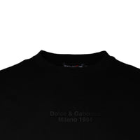 Dolce & Gabbana Black Leopard Cotton Short Sleeves T-shirt