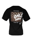 Dolce & Gabbana Black Amore Print Cotton Crew Neck T-shirt