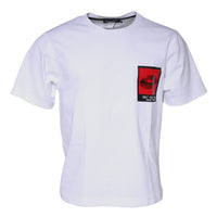 Dolce & Gabbana White Red Lips Print Cotton T-shirt