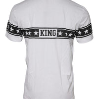 Dolce & Gabbana White DG Stars Print Cotton T-shirt