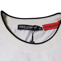 Dolce & Gabbana White DG Stars Print Cotton T-shirt