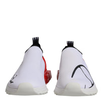 Dolce & Gabbana White Red Sorrento Sneakers Shoes